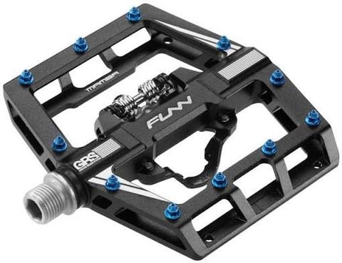  Pedal can xe đạp Funn S One Side 1 mặt phẳng 1 mặt can chuẩn Shimano SPD Mountain 