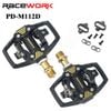 Pedal can xe đạp RaceWork chuẩn SPD MTB 2 mặt can kèm cleat PD-M112D