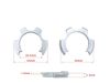 Vòng nhôm chia dây thắng / dây đề xe đạp dành cho chén cổ âm 28.6 x 44mm dày 1.5 / 2.5 / 3.5mm GI-36