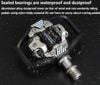 Pedal can xe đạp RaceWork chuẩn SPD MTB 2 mặt can kèm cleat PD-M112D