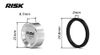Bộ 2 piston heo thắng titanium Risk dành cho thắng Shimano R7170/R8170/R9270 RT146