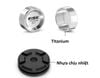 Bộ 2 piston heo thắng titanium Risk dành cho thắng Shimano R7170/R8170/R9270 RT146