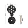 Bát gắn đồng hồ / phụ kiện lên nắp potang xe đạp ZTTO Z195 có thể điều chỉnh góc ( Nhôm )