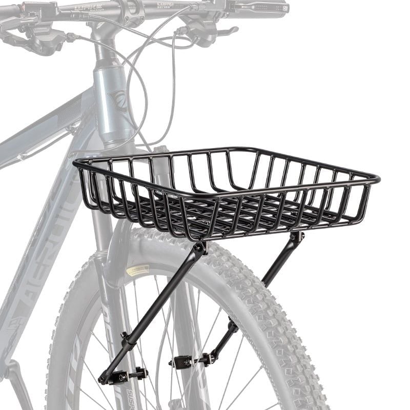 Baga xe đạp kèm rổ hỗ trợ các xe dùng phuộc nhún F19 ( nhôm )
