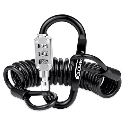  Khóa dây xe đạp mini 3 mã số 150cm LA2 