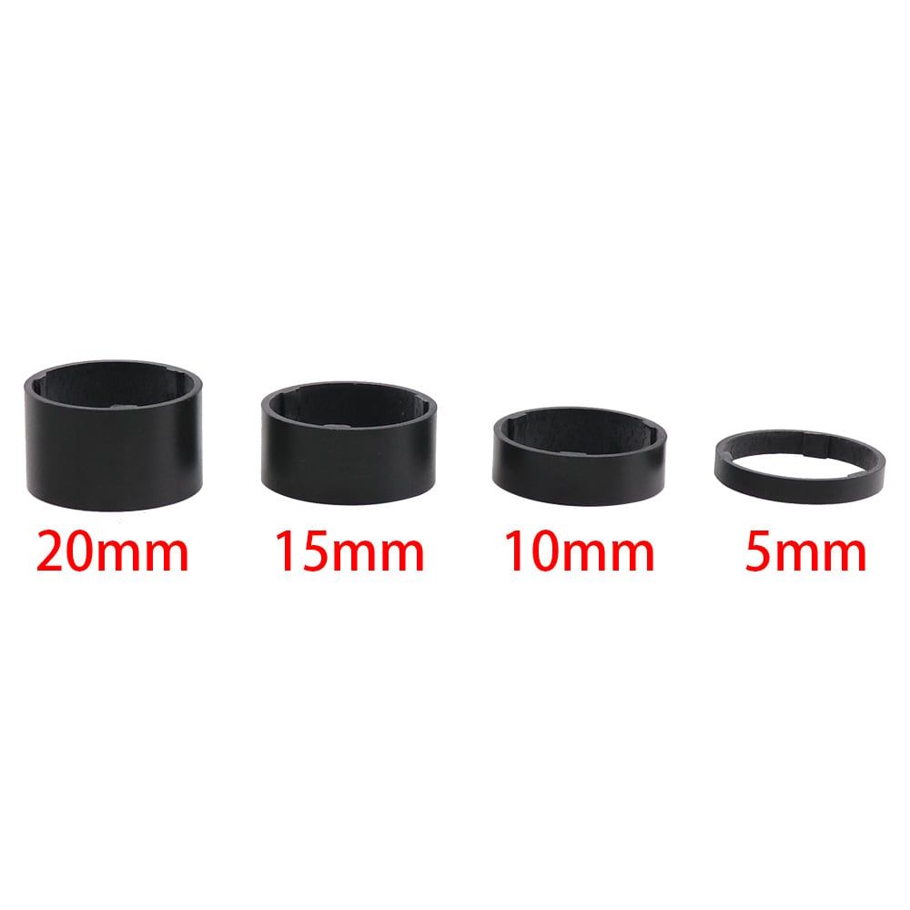 Vòng chêm cổ phuộc - spacer carbon siêu nhẹ Kovelo 5 / 10 / 15 / 20mm