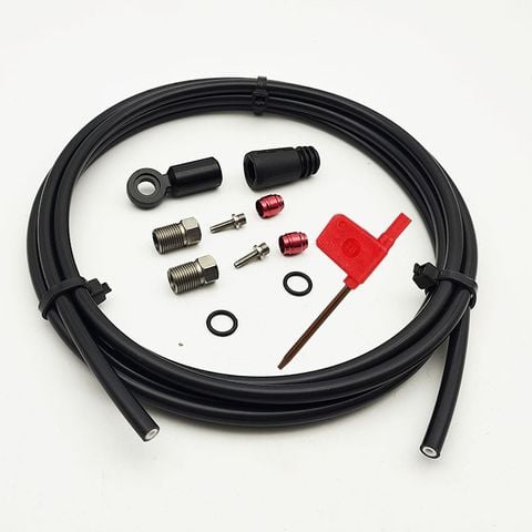  Bộ dây dầu kèm kim bắp và đầu dầu dành cho thắng SRAM HRD Flatmount Red / Force / Apex / Rival dài 2m 