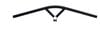 Ghidong xe đạp liền potang touring DarkRock Bullmoose thép Cro-Mo 4130 710mm