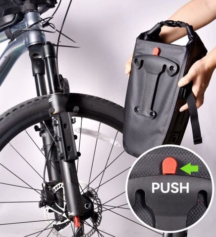  Túi baga xe đạp chống nước DeepSpace 5.5L hỗ trợ bát tháo lắp nhanh DS0122 