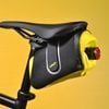 Túi treo cốt yên xe đạp tích hợp bát gắn đèn hậu đuôi tròn chuẩn Garmin  JAVN 1.5L