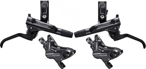  Bộ thắng dĩa dầu xe đạp Shimano Deore 4 pis M6120 