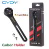 Bát bắt đèn / đồng hồ / phụ kiện vào ghidong xe đạp dạng ôc 2 lỗ dọc Cydy carbon 3K MT108