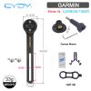 Bát bắt đèn / đồng hồ / phụ kiện vào ghidong xe đạp dạng ôc 2 lỗ dọc Cydy carbon 3K MT108
