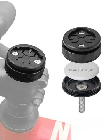  Bát gắn đông hồ tốc độ lên nắp potang xe đạp kèm dấu thiết bị định vị MT109 ( nhôm ) 