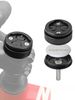 Bát gắn đông hồ tốc độ lên nắp potang xe đạp kèm dấu thiết bị định vị MT109 ( nhôm )
