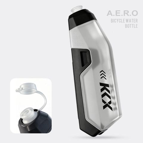  Bình nước xe đạp khí động học KKX A.E.R.O 610ml kèm gọng bình 