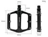 Pedal xe đạp RiRo K30 2 bạc đạn