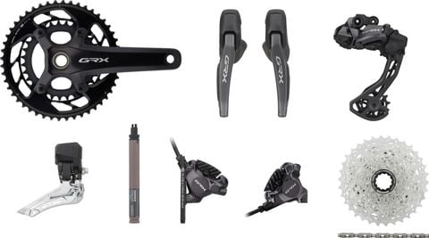  Bộ Group xe đạp Shimano gravel GRX-RX 825 Di2 2x12s 