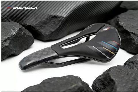  Yên xe đạp BigRock Top Pro Carbon 140mmx245mm  124 gram 