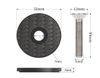 Nắp chụp potang xe đạp carbon kèm ốc titan siêu nhẹ 7 gram LA7