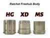 Cối líp xe đạp Goldix cho các đùm hệ ratchet HG / HGR / MS / XD / XDR