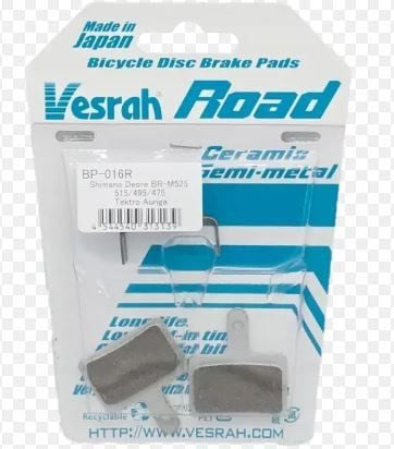 Bố thắng dĩa xe đạp Vesrah BP-016R cho thắng Shimano MT200 / Deore M525, M515, M495, M475 / Tektro