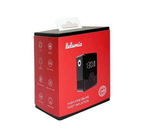  Bơm điện mini chuyên dùng cho xe đạp Lelumia EZY AIR 130 PSI 