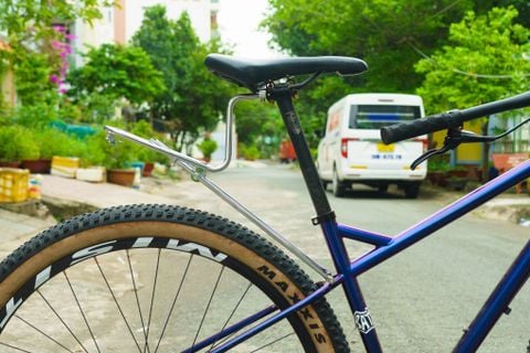  Baga sau xe đạp bikepacking thép mạ crome BRack R7C Lite / R7 Full 