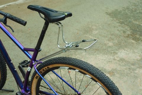  Baga sau xe đạp bikepacking thép mạ crome BRack R7C Lite / R7 Full 