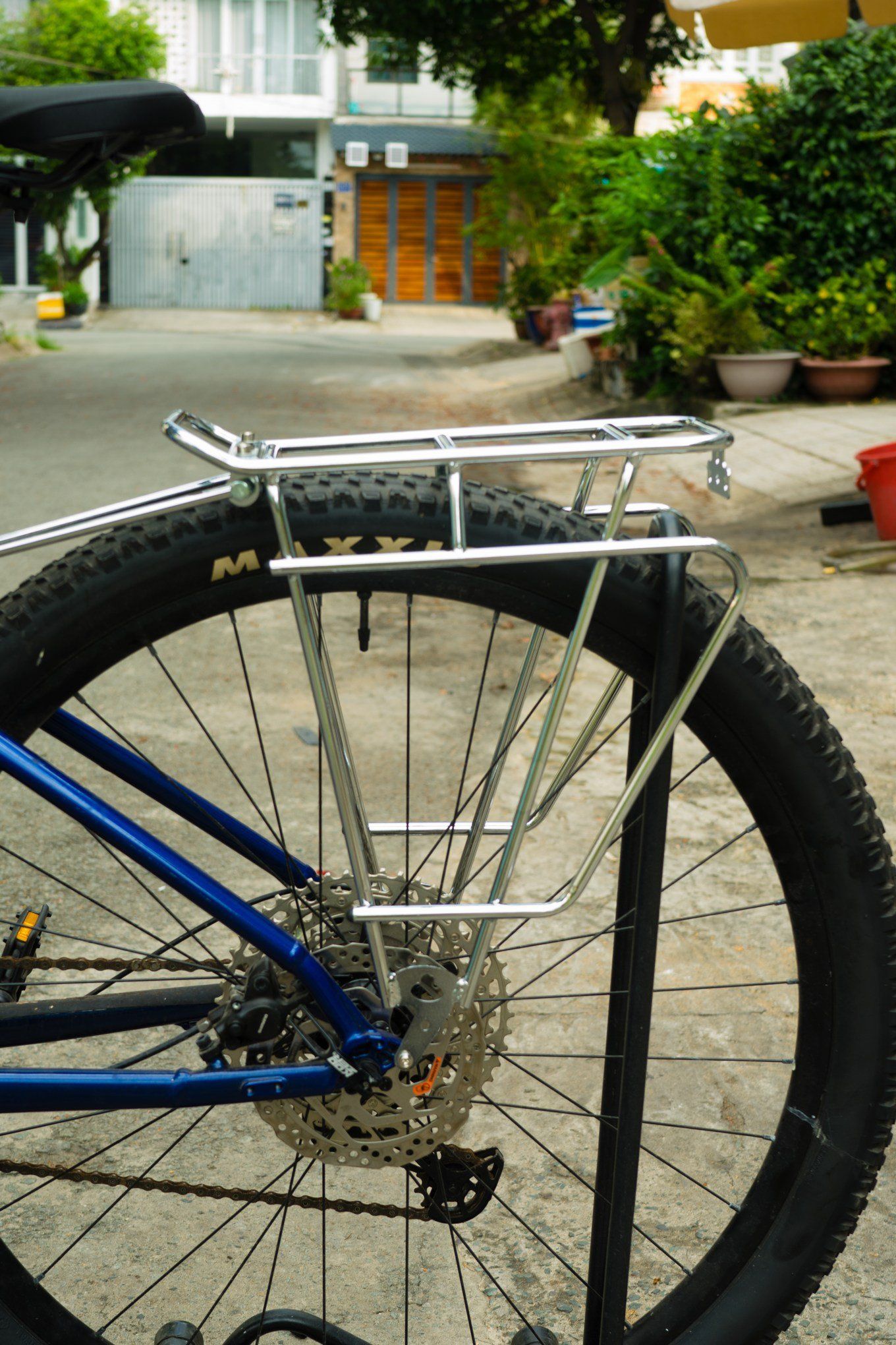 Baga xe đạp thép mạ chrome BRack R1C