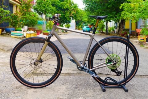  Xe đạp gravel titanium Hi-Light G0 group SRAM GX Transmission T-Type 1x12 