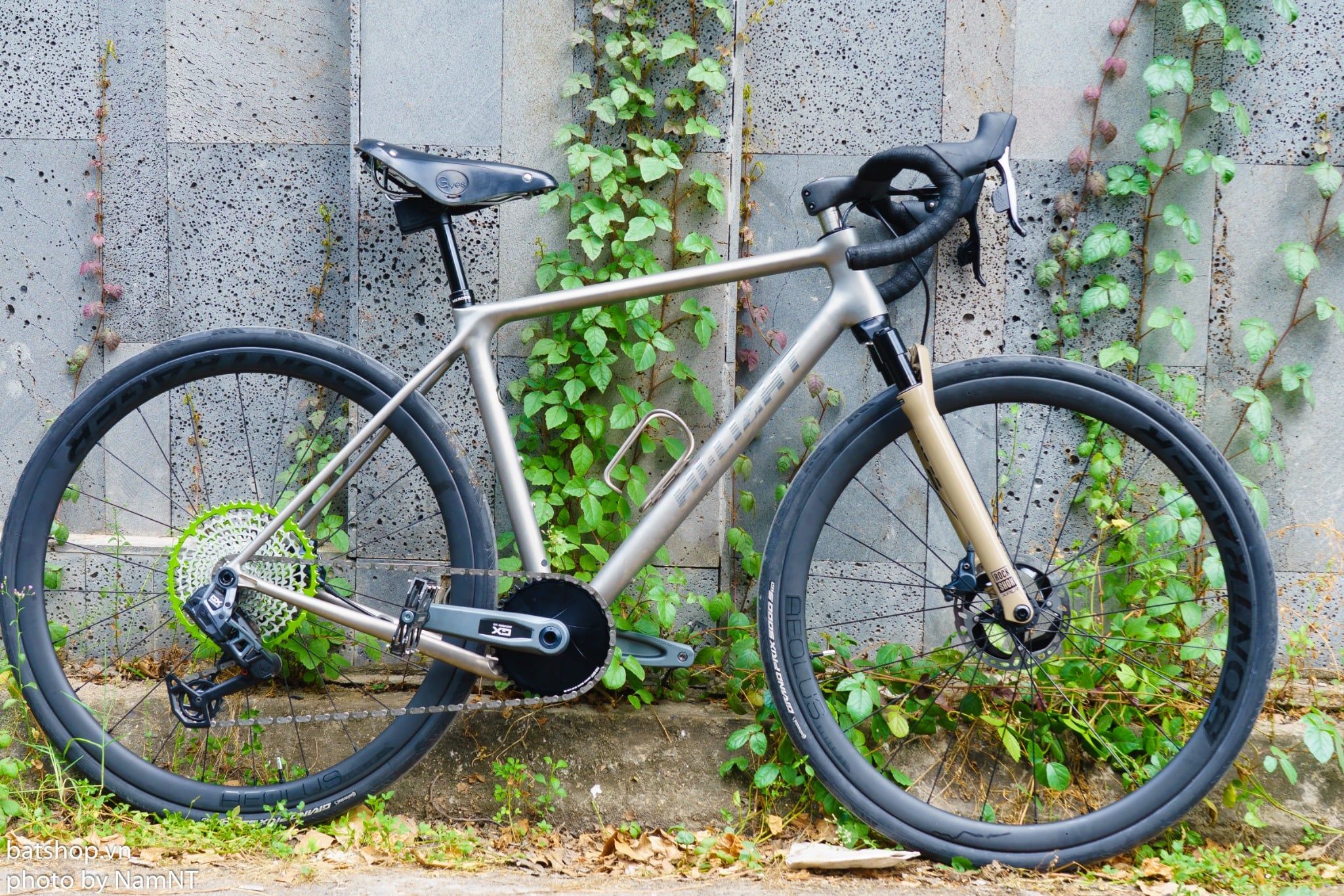 Xe đạp gravel titanium Hi-Light G0 group SRAM ForceT-Type 1x12