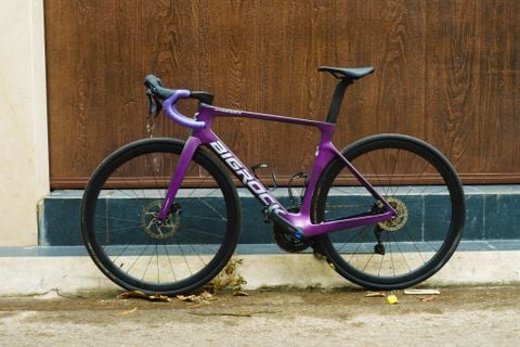  Xe đạp road carbon BigRock Aero tím thủy chung 