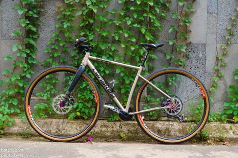  Xe đạp touring titanium Lynskey tím hồng dịu dàng 