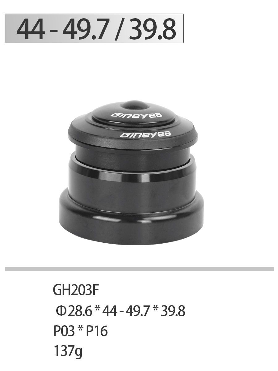 Bộ chén cổ 44 - 49.7 cho phuộc cổ nở 39.8mm Gineyea GH203F