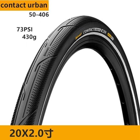  Vỏ xe đạp Continental Contact Urban 20 x 1.6 / 2.0 406-50 / 406-42 