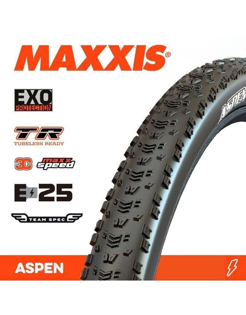Vỏ xe đạp Maxxis Aspen MaxxSpeed Team Spec UltraLight EXO TR 170 TPI 29x2.25 / 29x2.4 WT