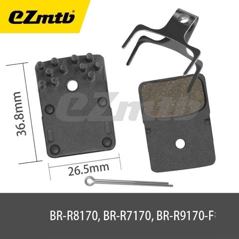  Bố thắng dĩa tản nhiệt EZMTB R9170 cho thắng Shimano R7170 / R8170 / R9170 Semi Metalic 