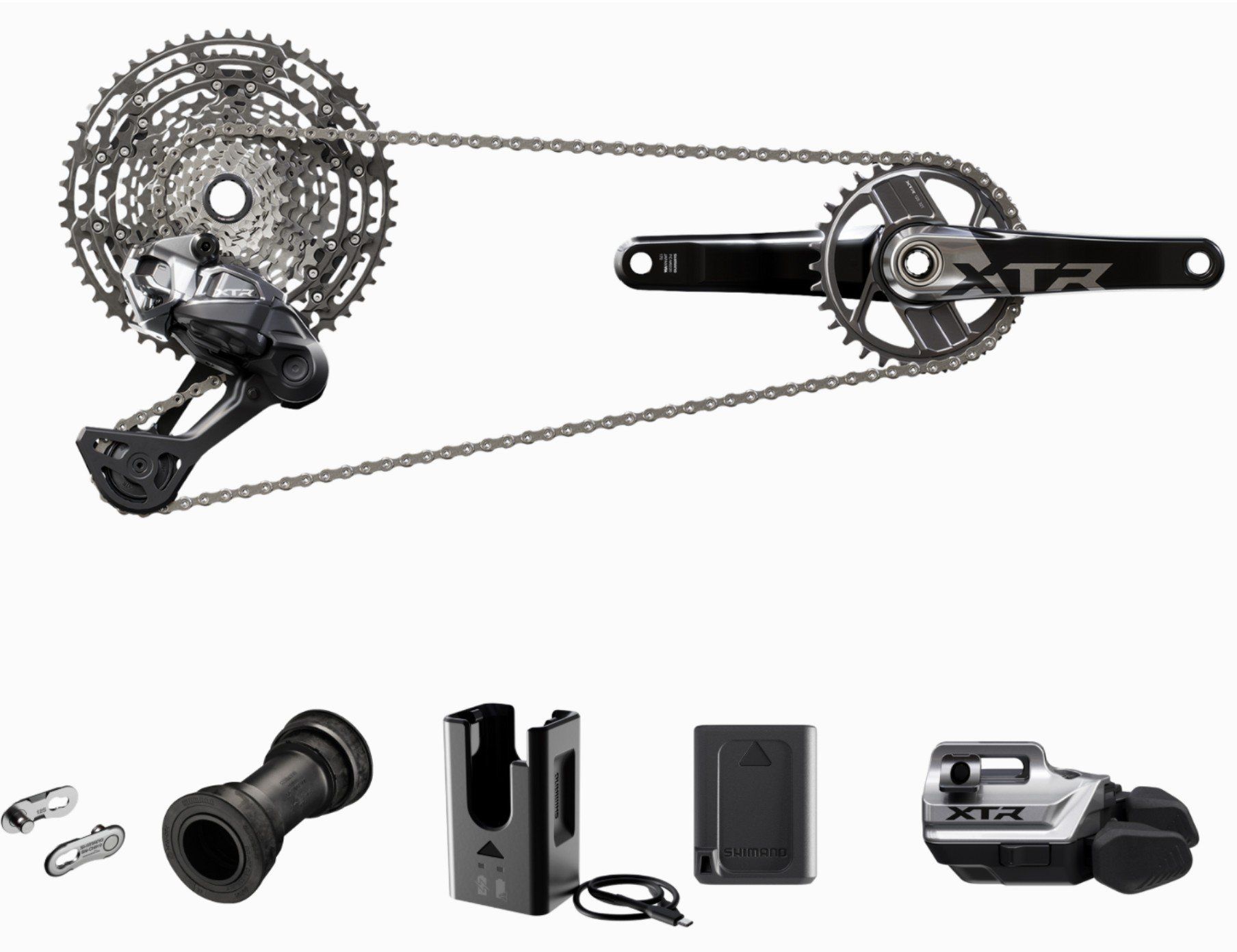 Bộ group xe đạp Shimano XTR Di2 M9250 1x12