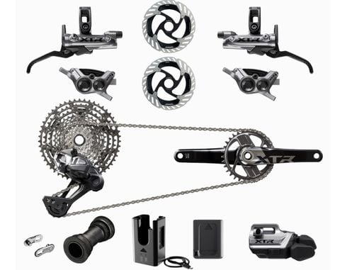  Bộ group xe đạp Shimano XTR Di2 M9250 1x12 Full group gồm bộ thắng M9200 4 piston 