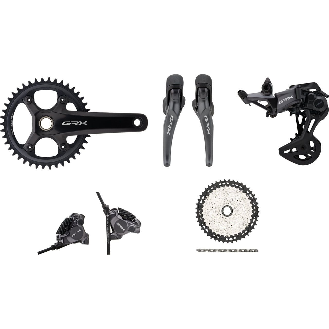 Bộ group xe đạp gravel Shimano GRX 820 1x12 10-51T