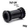 Trục giữa xe đạp T47 BSA EvoSid 86-92 / 68-73 trục 24mm / 29mm ( vặn )