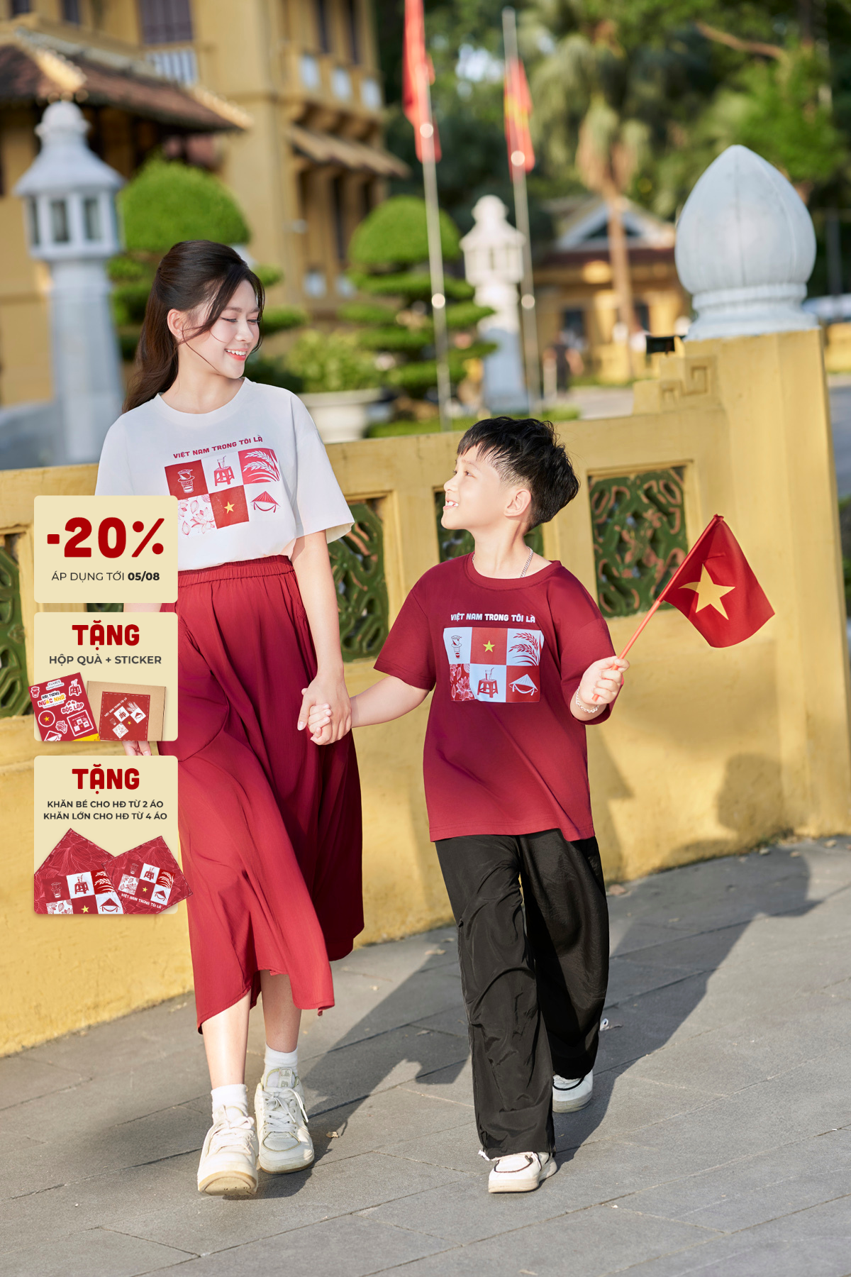 Áo thun Việt Nam trong tôi (đỏ) - L81S25H081