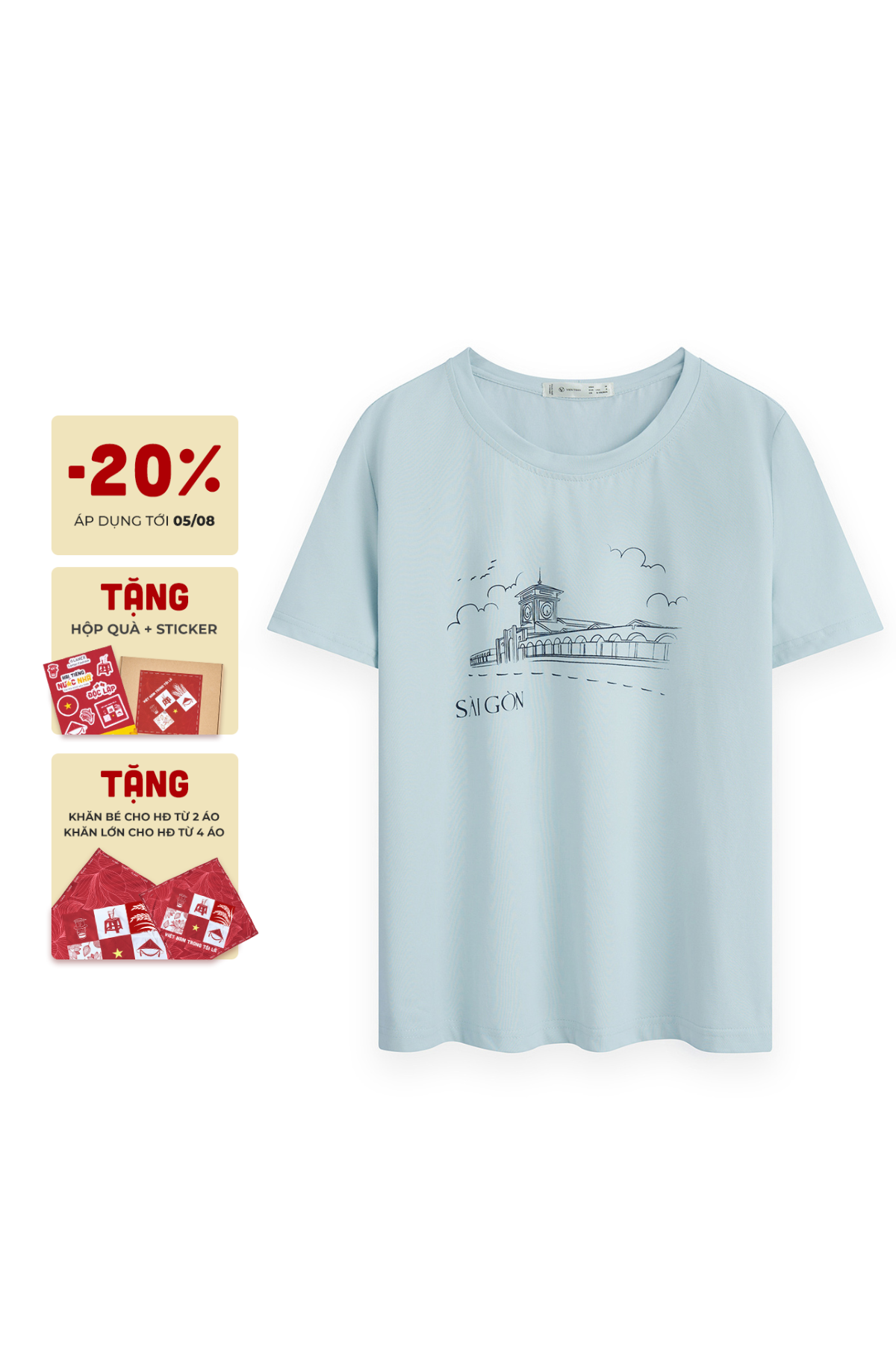 Áo thun Sài Gòn (xanh)- V61S25H038