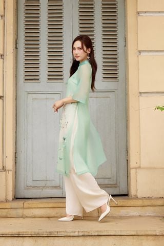 Quần ống rộng cạp 1F - L64W25Q004