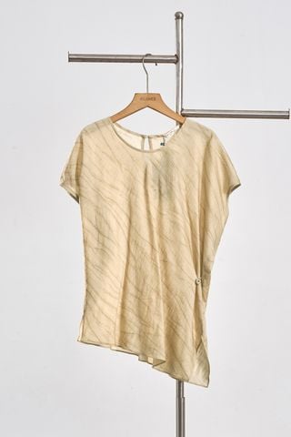 Áo vai chờm đính cúc eo - B61B26H002