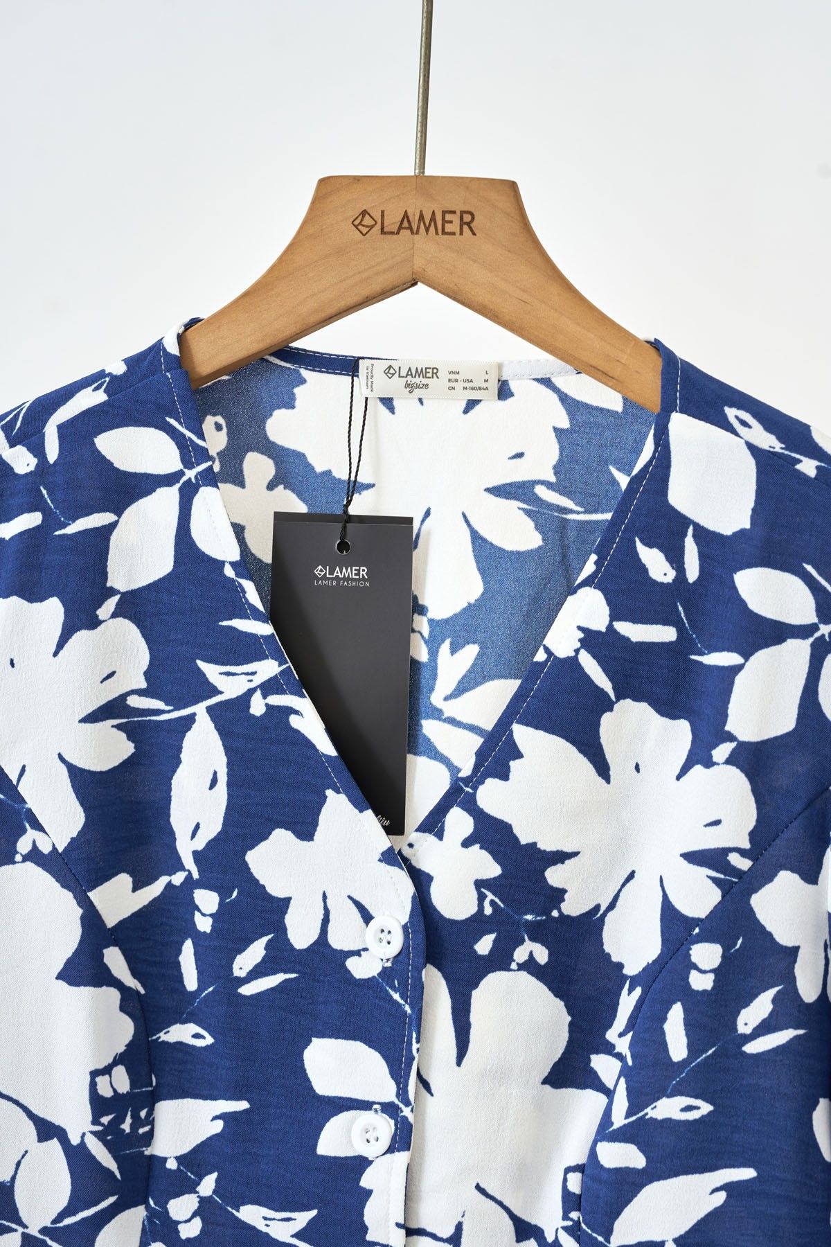 Áo peplum cổ tim - B61H25H016