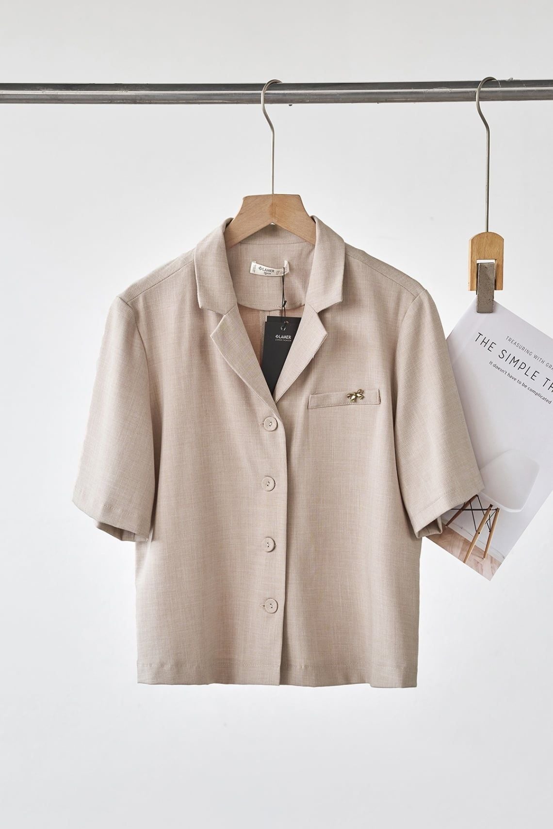 Áo cổ 2 ve - B61H25Q002