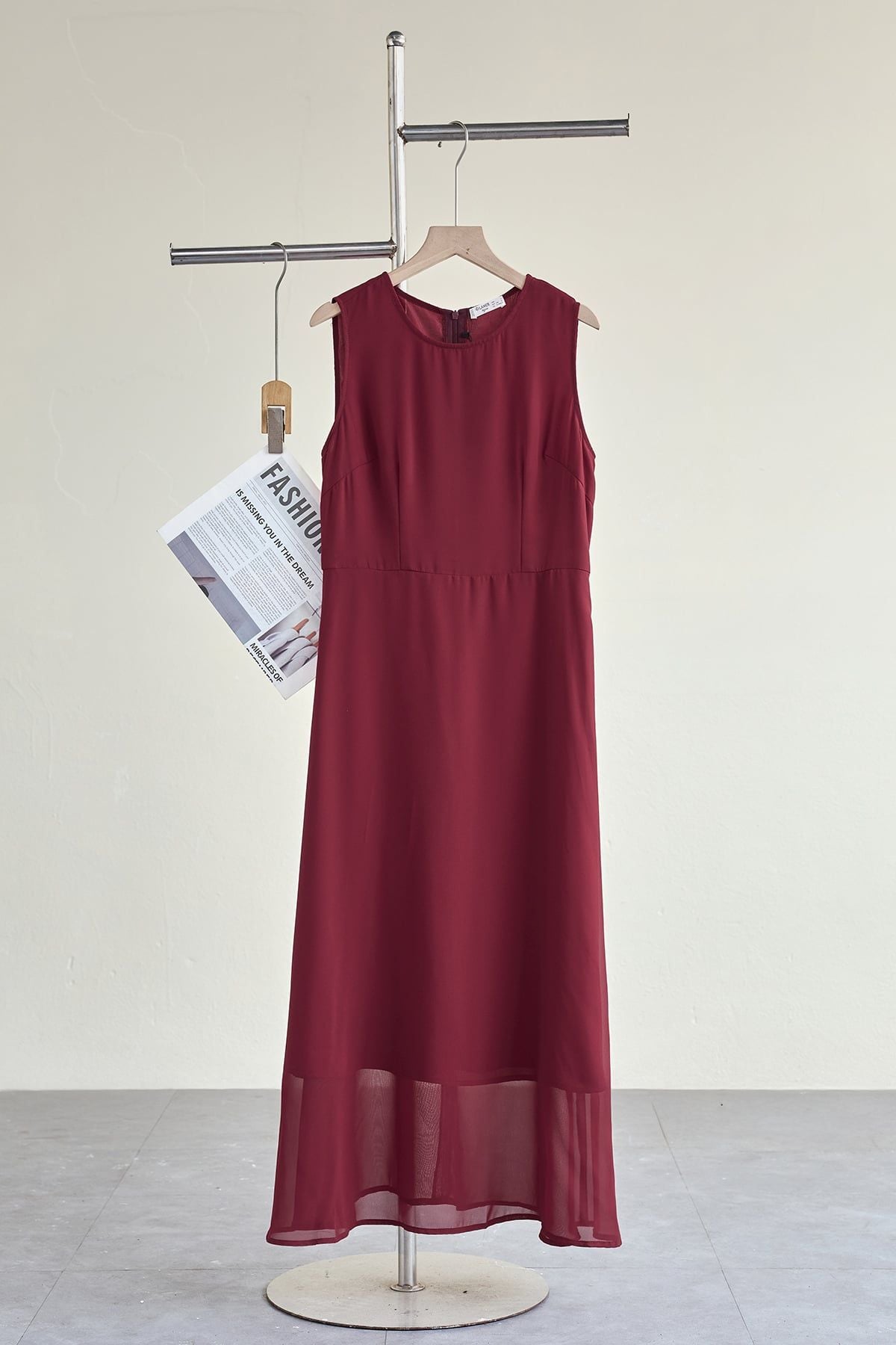 Đầm xòe sát nách - B63M26H002 (KHÔNG KÈM ÁO KHOÁC)