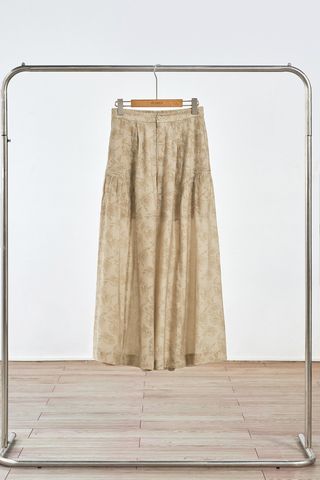 Quần ống rộng bổ mảnh chun sau - B64W26H001